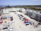 View of Retirement Apts. On right and Retirement Home.  All roads are now paved and occupancy will be December 01/17 in the Retirement Facilities.