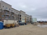 Rear view of Retirement Apts